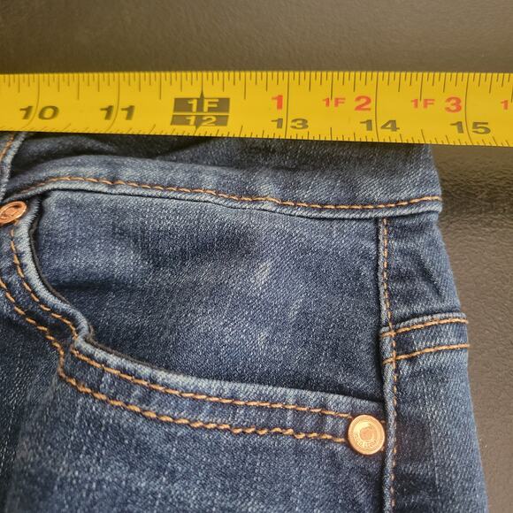 Code Bleu Soleil Curvy Bootcut Jeans Size 4 Cooper button and front studs - Picture 12 of 12